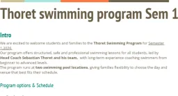 Thoret Swimming