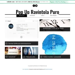 POP UP -ravintola Kielo
