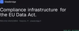 Steelbridge Oy - Eu Data Act Platform