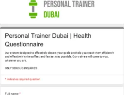 Personal Trainer Dubai